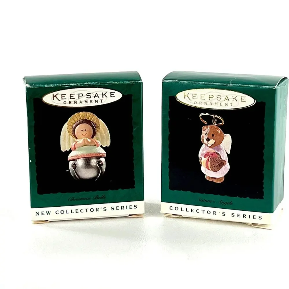 Hallmark Miniature Ornaments Angels Collector Series 1995 1996
